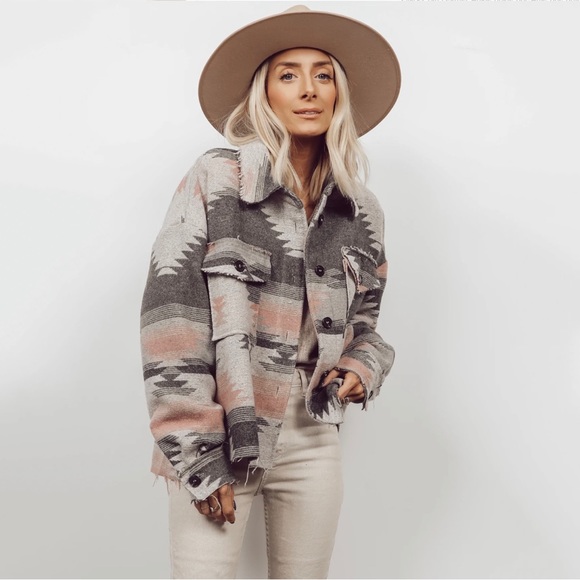 Vici Jackets & Blazers - Southwestern Shacket